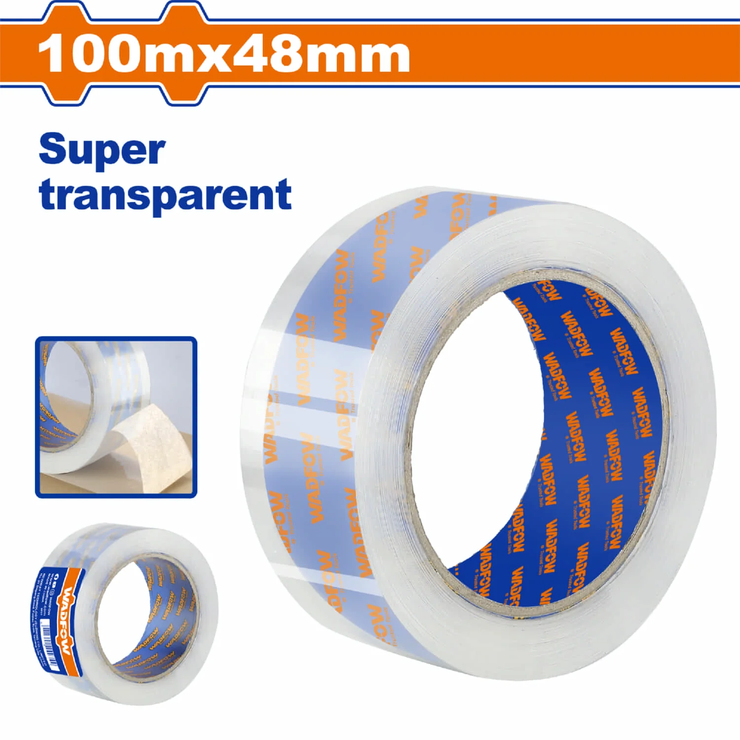 Cintas Adhesivas De Embalaje Super Transparente Esp: 0.045Mm. Ideal Para Cartón. Alta Viscosidad - Image 3