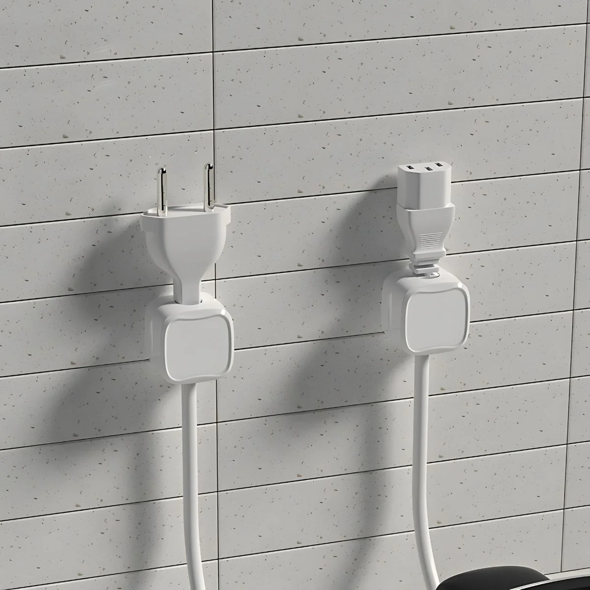 Clip Organizador Magnético Para Cables Cargador Celular (Unidad) Color Blanco. Autoadesivo - Image 2