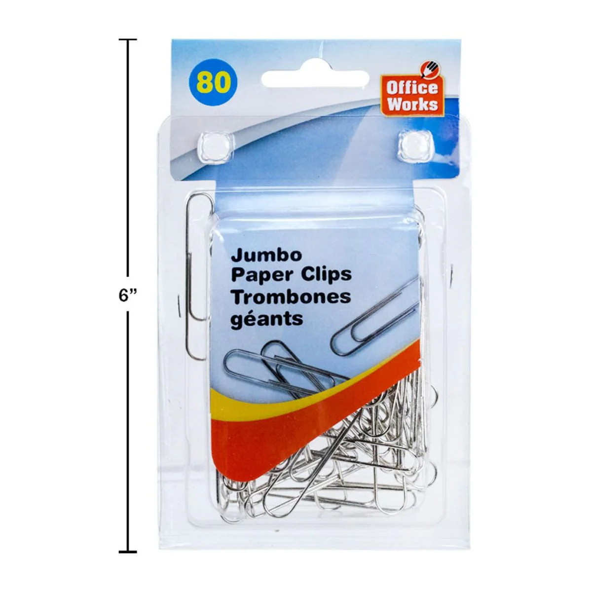 Clips De Metal Para Papel De 80 Piezas, 50 Mm - Image 3