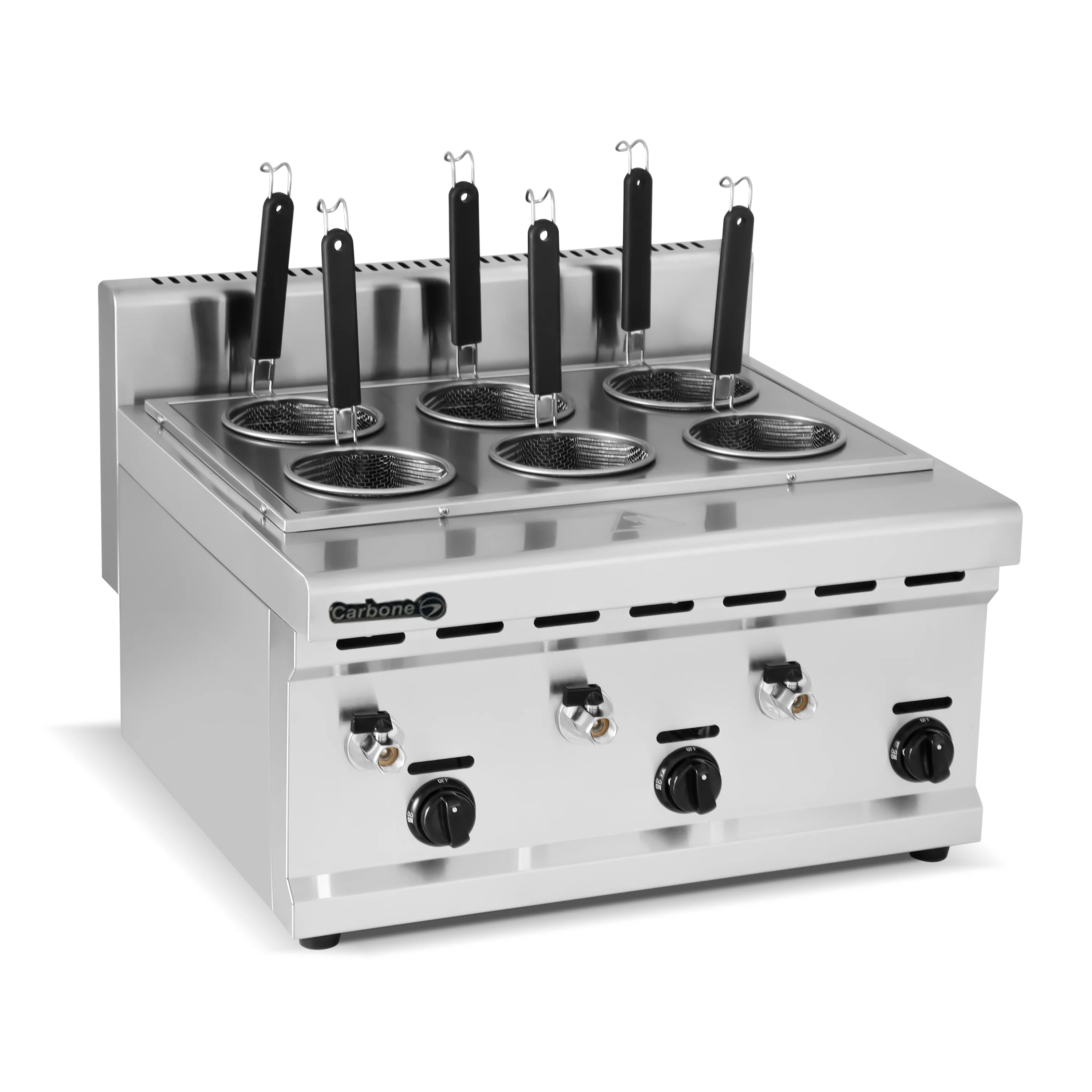 Cocinador De Pasta GAS 600*580*410 Mm LPG 2800Pa. Consumo 1.01 Kg/H. Con Grifos. Para 6 Porciones - Image 3