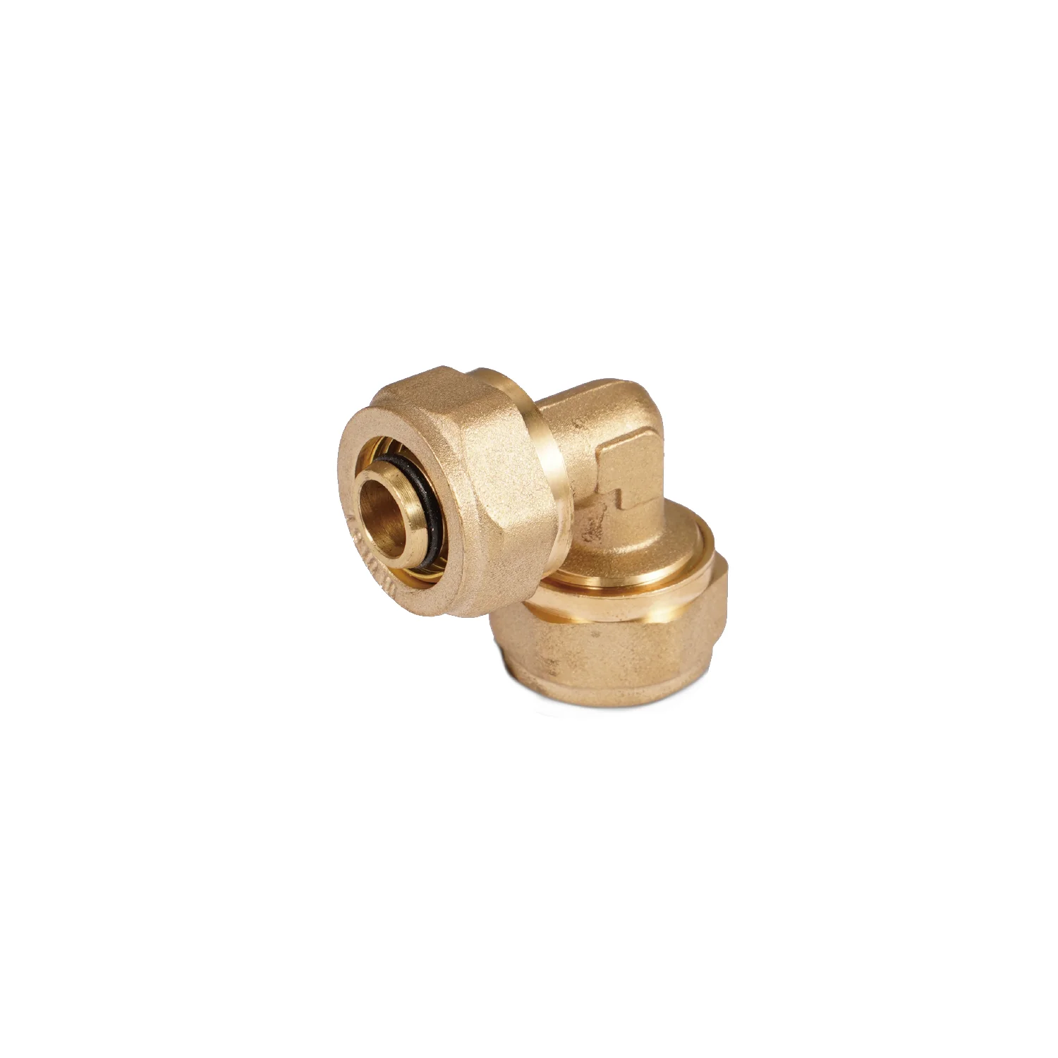 Codo De Compresión 90° 1/2" (16 Mm X 16 Mm) En Latón. Conector Para Agua Y Gas. - Image 2