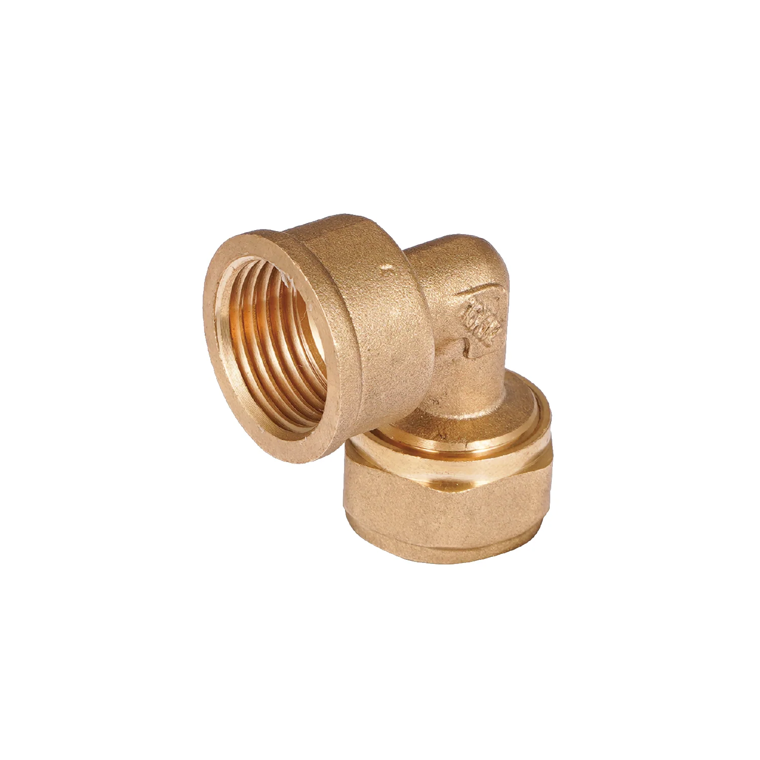 Codo De Compresión 90° 3/4" En Latón. Rosca Hembra (20 Mm X H3/4") Conector Para Agua Y Gas. - Image 2
