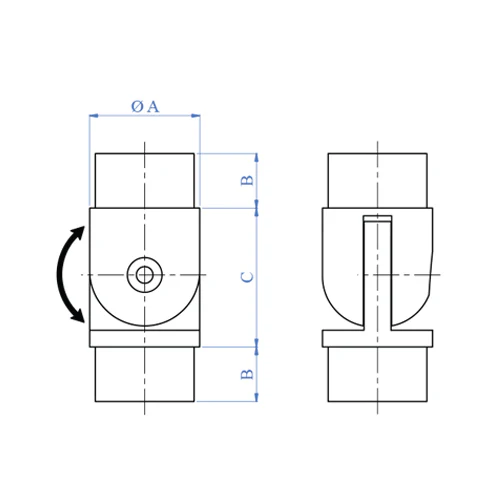 Codo Regulable Para Tubo De 1". 304 Satin - Image 14