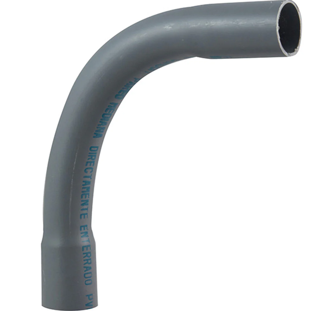 Codos De 90 Para Tubos Eléctricos De PVC. Color Gris Claro. - Image 3