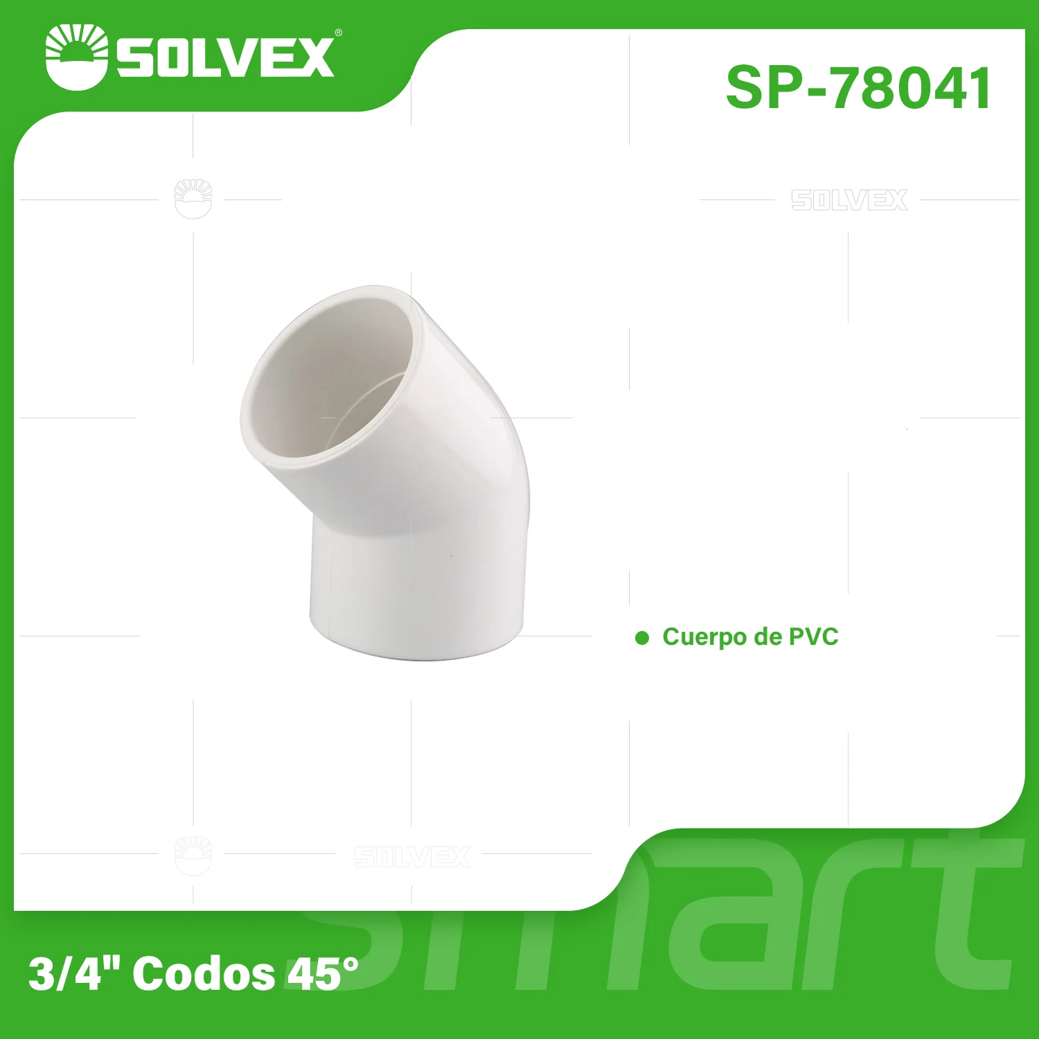 Codos PVC De 45°. Conectores De Tuberías Para Agua Potable. - Image 3