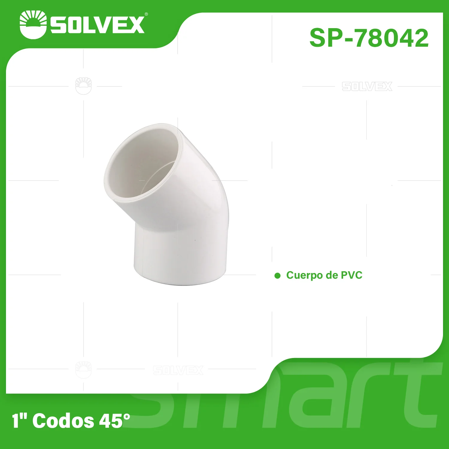 Codos PVC De 45°. Conectores De Tuberías Para Agua Potable. - Image 4