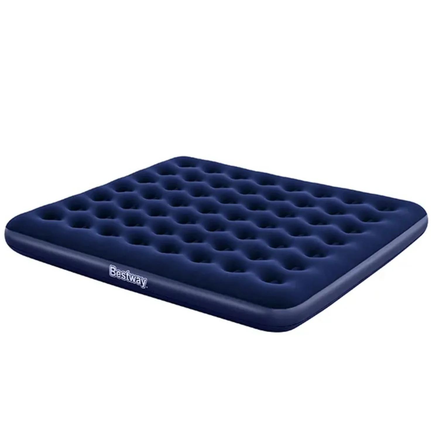 Colchón Inflable Queen 203X152x22cm Con PVC Flocado Y Válvula De Tapón, Ideal Para Camping Y Visitas - Image 2