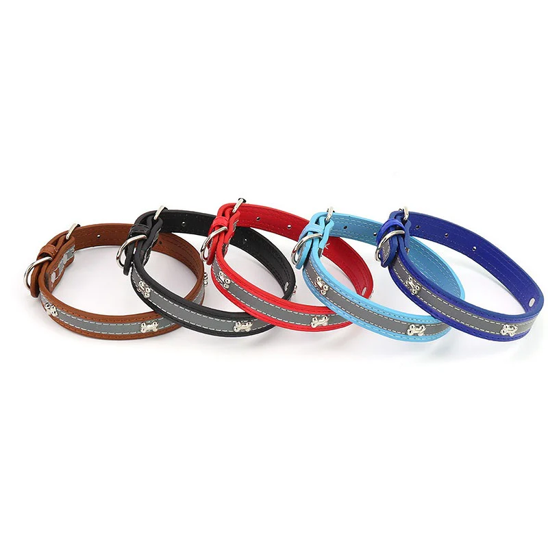 Collar De Cuero Para Mascotas, 2Cm Ancho. - Image 2