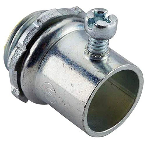 Conector Cajilla Metalica - Tuberia EMT De 1 1/4". Material Zinc. Certificado UL-E480010.