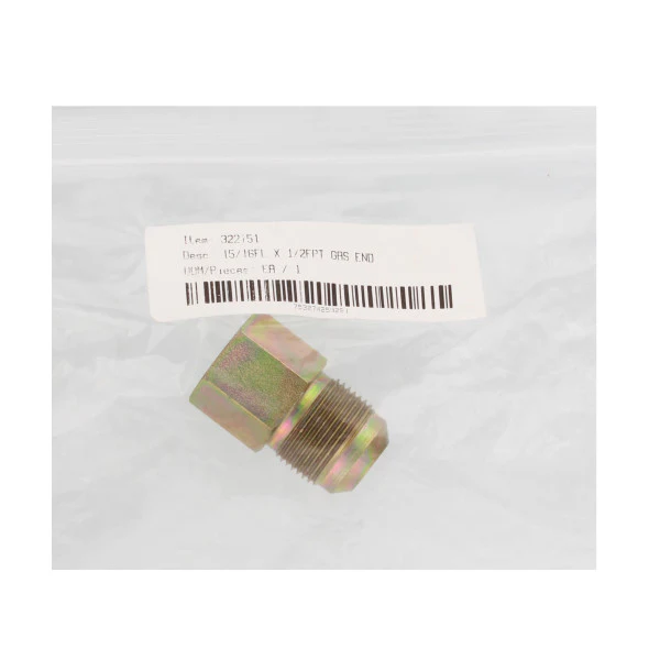 Conector De 1/2" Para Manguera De Gas - Image 3