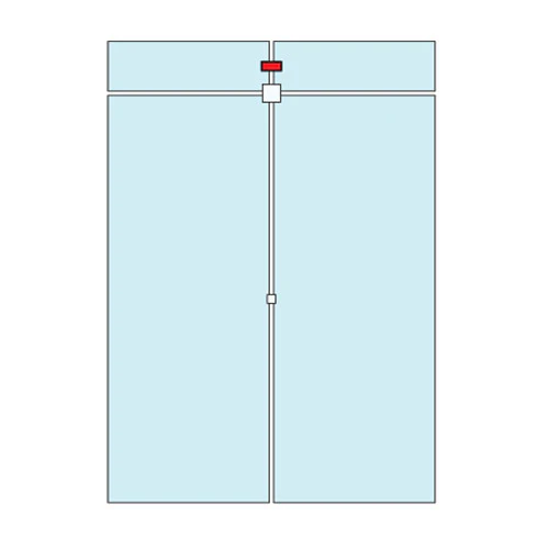 CONECTOR DOBLE DE VIDRIO - VIDRIO. SATINADO - Image 4