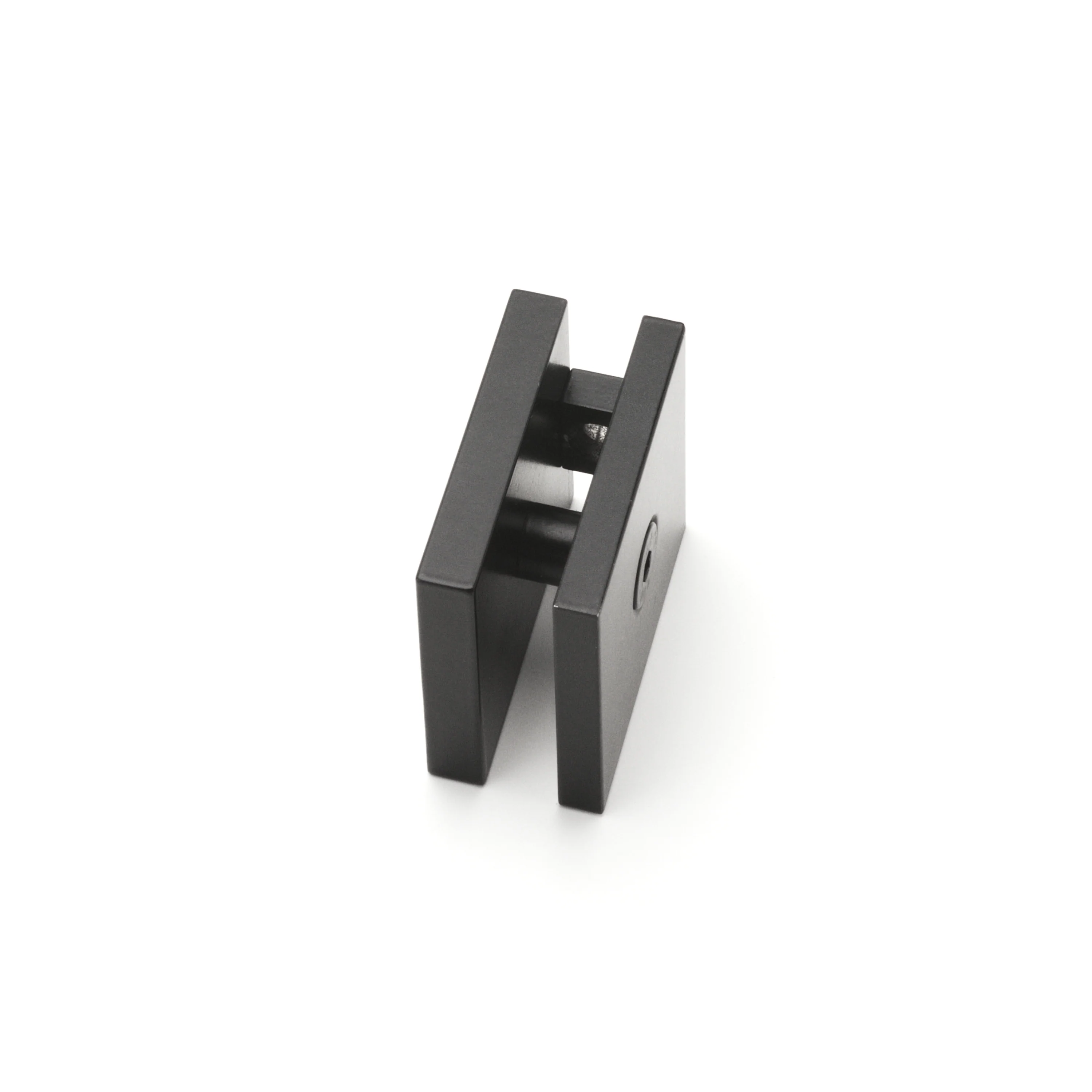 Conector Muro - Vidrio. Color Negro. Material Aluminio. Funciona Para Vidrio 8-10-12 Mm. - Image 2