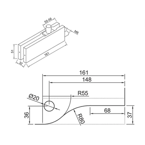CONECTOR SUPERIOR CON PERNOS. - Image 2