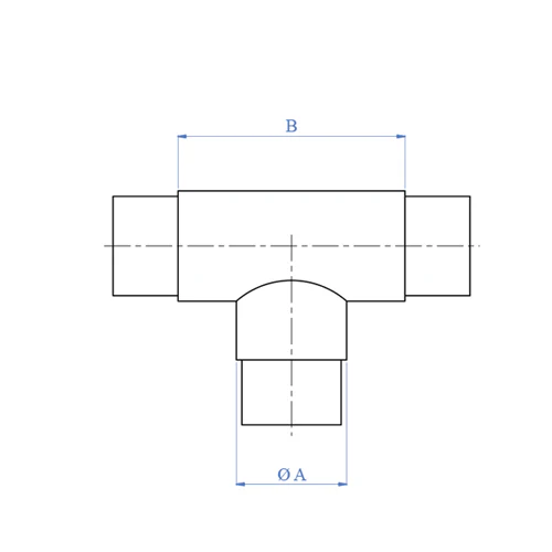 Conector "T" Para Tubo De 2". - Image 2