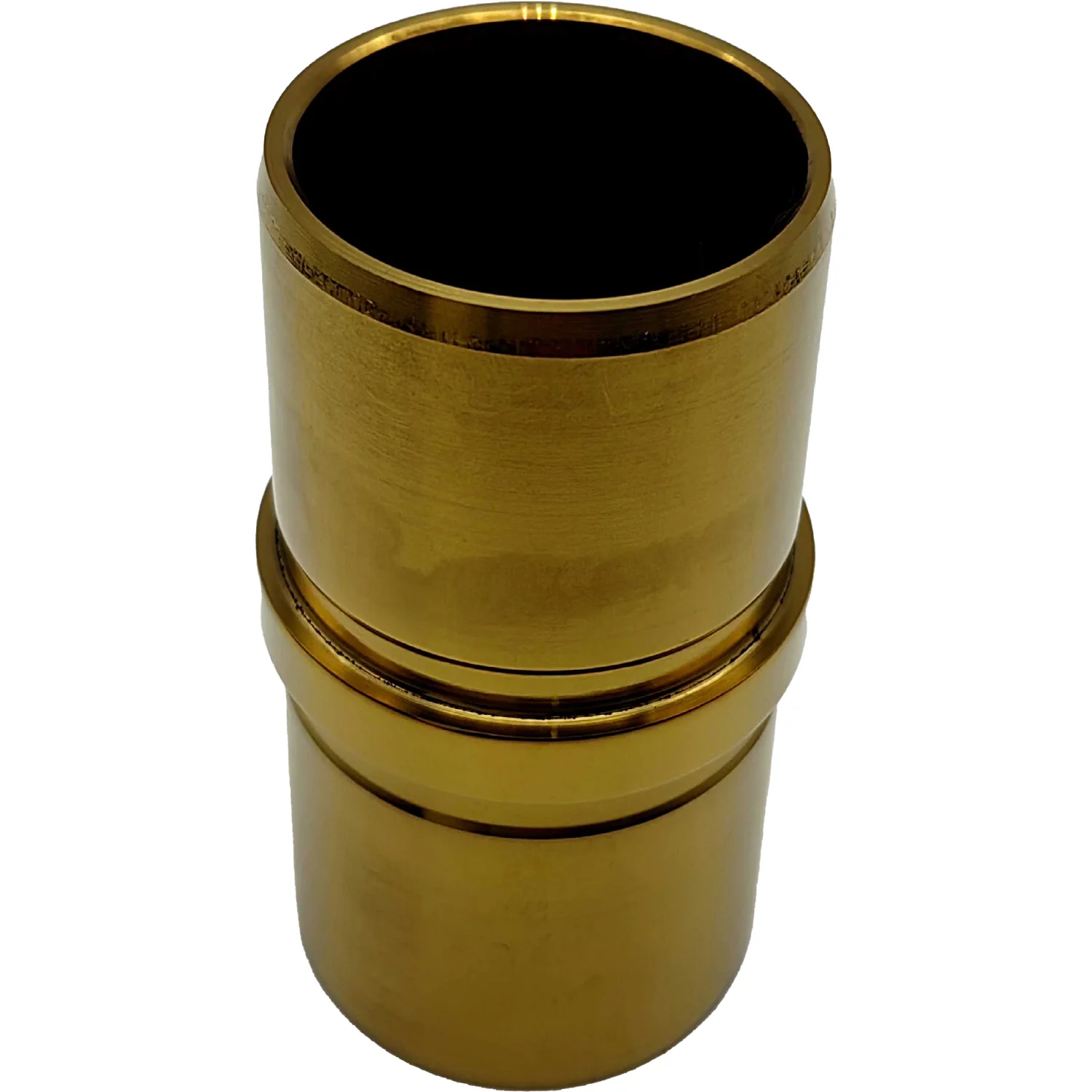 CONECTOR Union De Tubo Para 42,4X1,5 Mm, Bronce Pulido 304SS-PVD