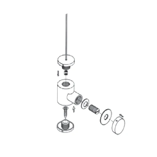 Conector Vidrio-Vidrio 2 Vias 8-10Mm. (Hollo Para Cable) (C-C3200B-04/19). - Image 3