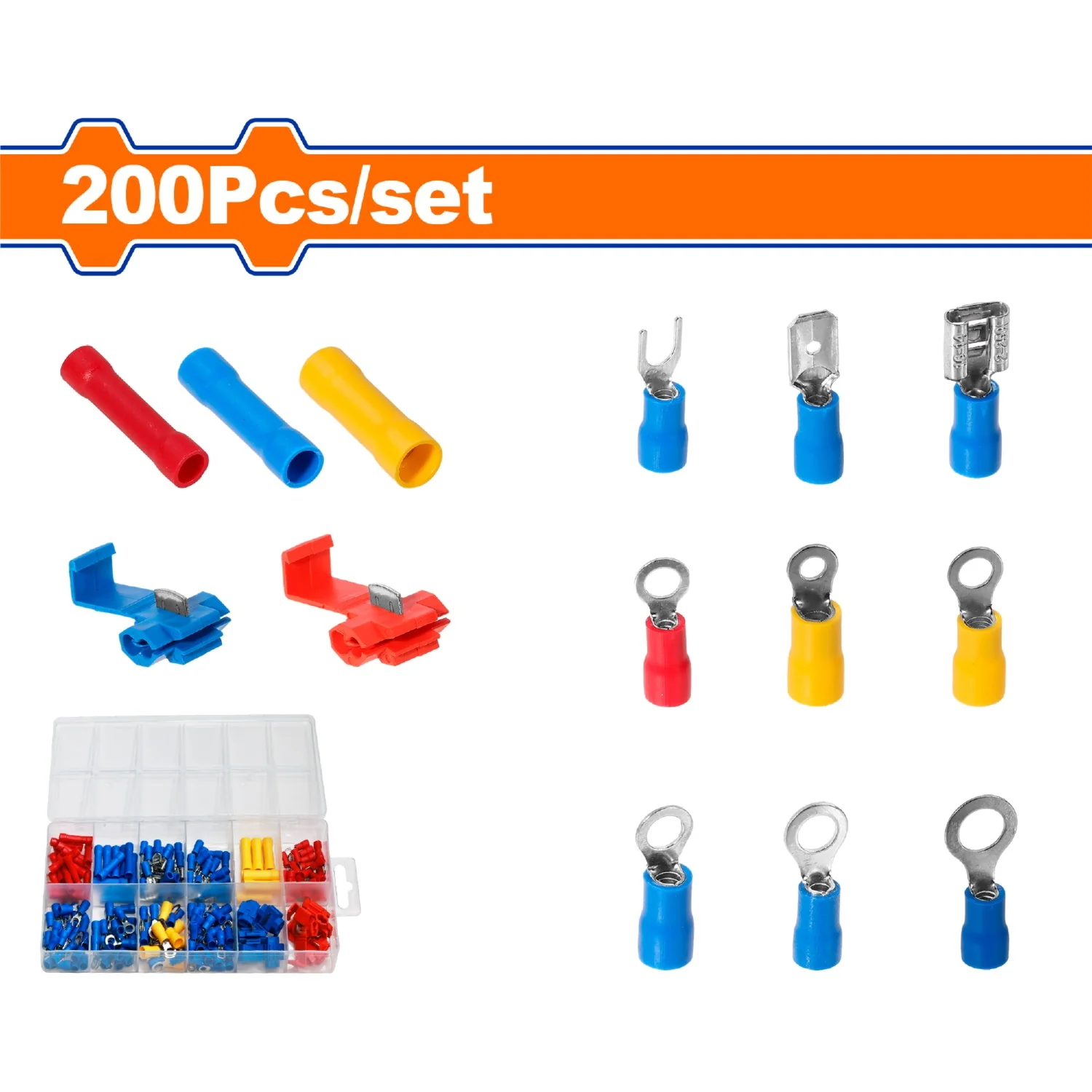 Conectores Para Terminales Eléctricos Surtidos.(200 Piezas) Se Vende En Set. Empalme Rápido. - Image 2