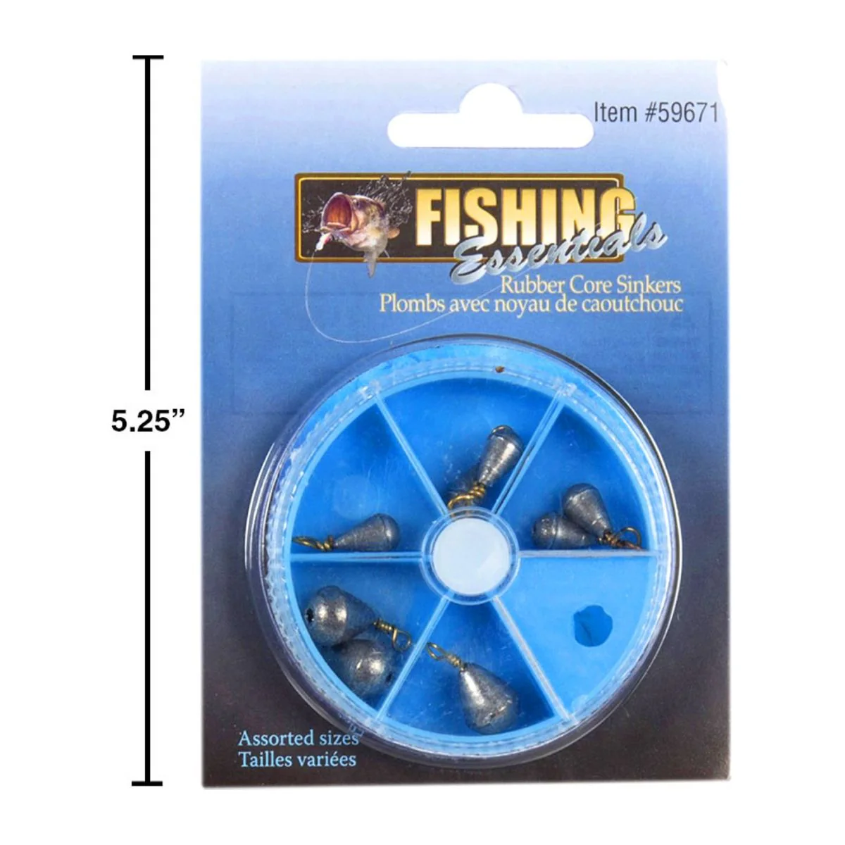 Conjunto De Plomos De Pesca Con Núcleo: 1X8g / 2X3.5G / 4X2.5G - Image 4