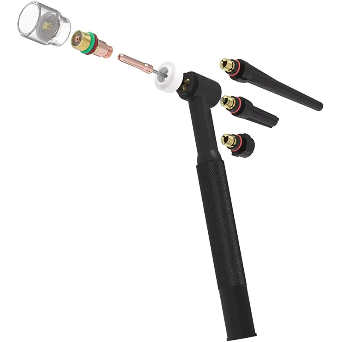 Consumibles Boquillas Para Antorcha TIG WP-17/18/26. (Kit De 71 Piezas). Consumibles De Soldadura En Cobre, Pirex Transparente Y Cerámica. Juego Kit - Image 5