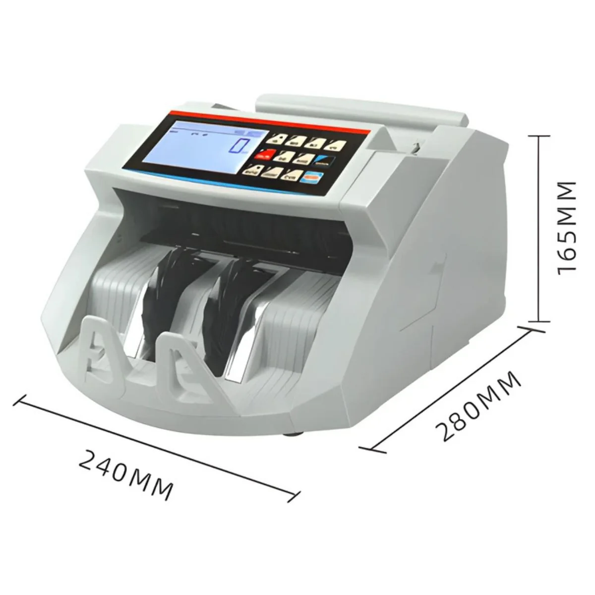Contadora De Billetes Automática. Sumadora Electrica Con Detección UV/MG/IR, Pantalla LCD Y Teclado Numérico 110V. - Image 4