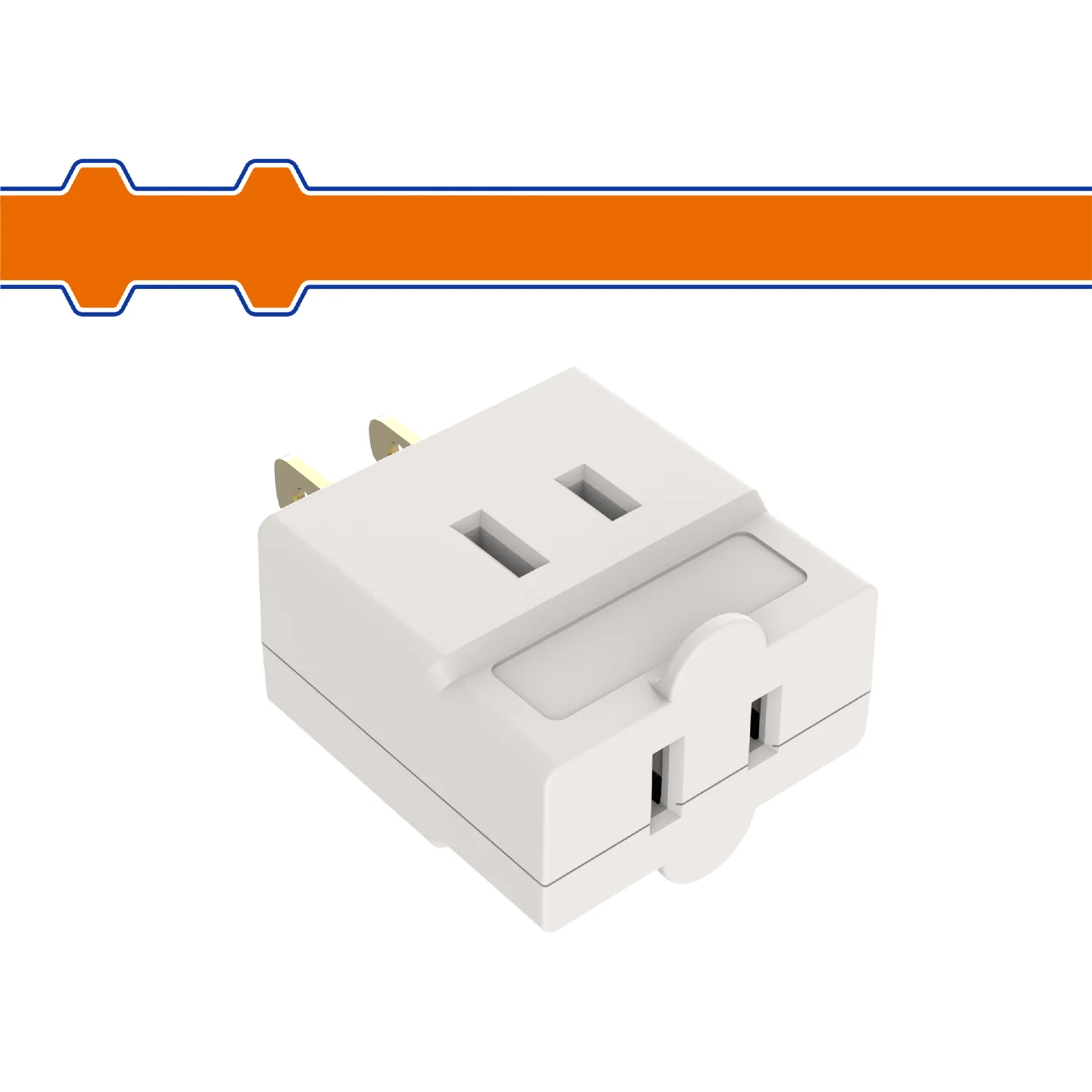 Convertidor 3 Tomas De Corriente Con Conexión A Tierra AC15A 110V 60Hz 1875W Adaptador. - Image 2