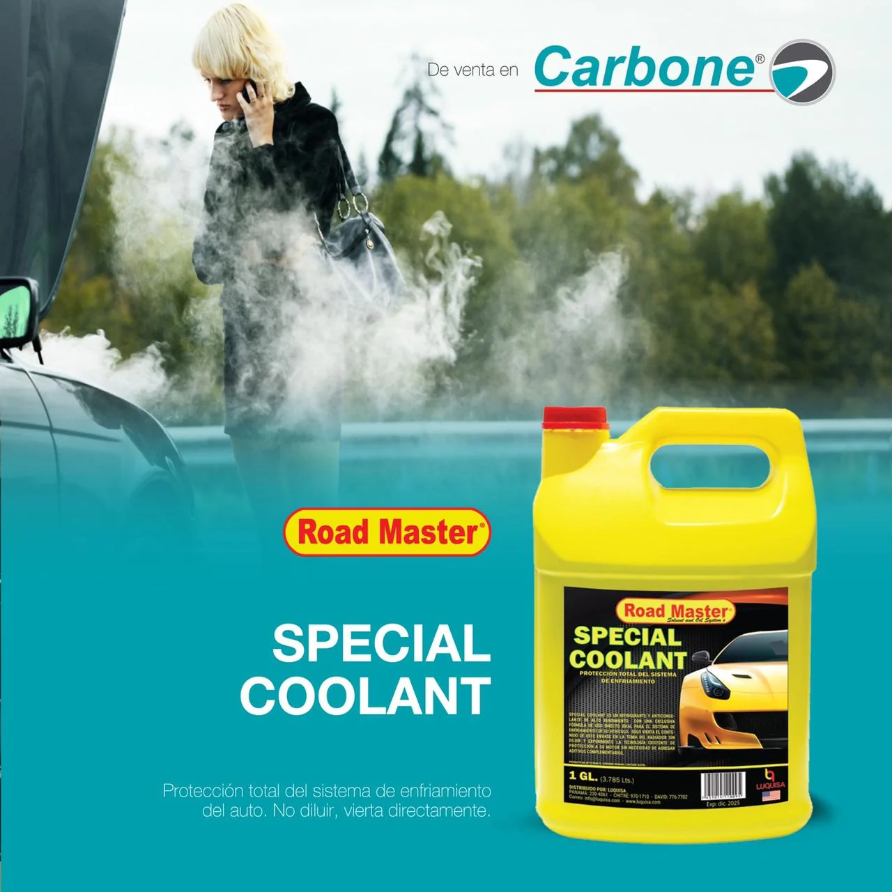 Coolant Refrigerante Y Anticongelante De Alto Rendimiento, 1 Galon. Color Verde. - Image 2