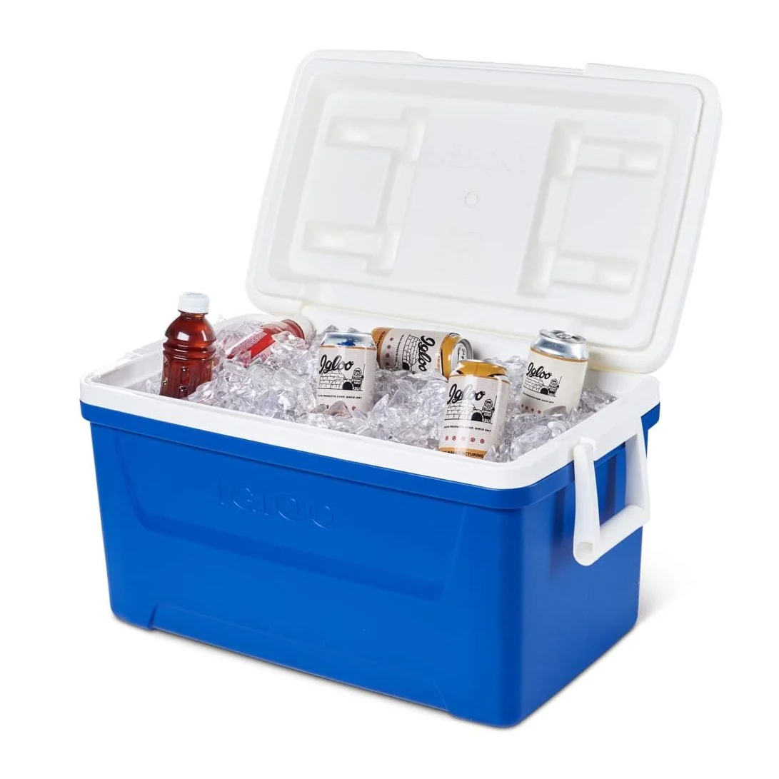 Cooler De 48 QT (45 L) Igloo Laguna Azul Hielera Grande Para Paseos Y Pesca. - Image 2