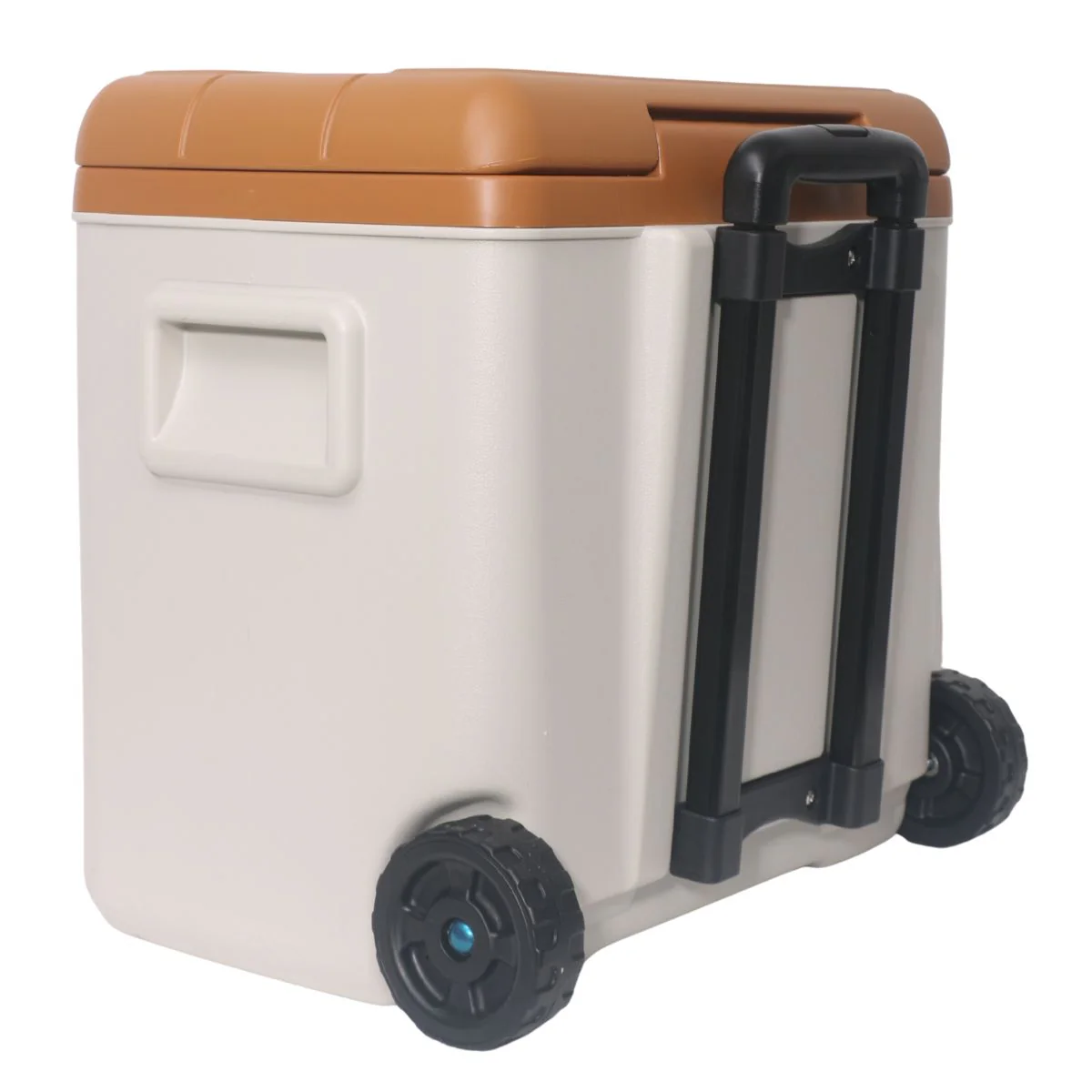 Cooler Portátil 32QT (30L) Con Ruedas Y Asa, Marrón, Aislamiento Térmico 48H Frío Y 12H Calor, Camping Y Picnic. Hielera 46.0Cm×35.6Cm×44.0Cm - Image 3
