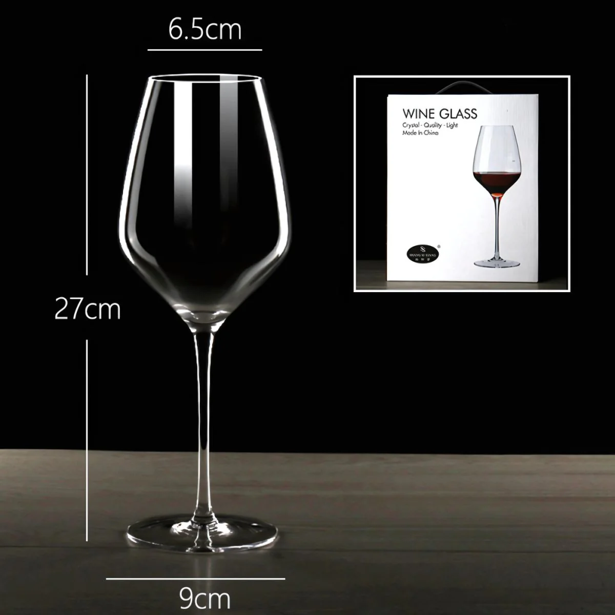 Copas De Vino Tinto De Cristal 770 Ml. (Set De 2 Pzs) Elegantes Y Livianas. - Image 2