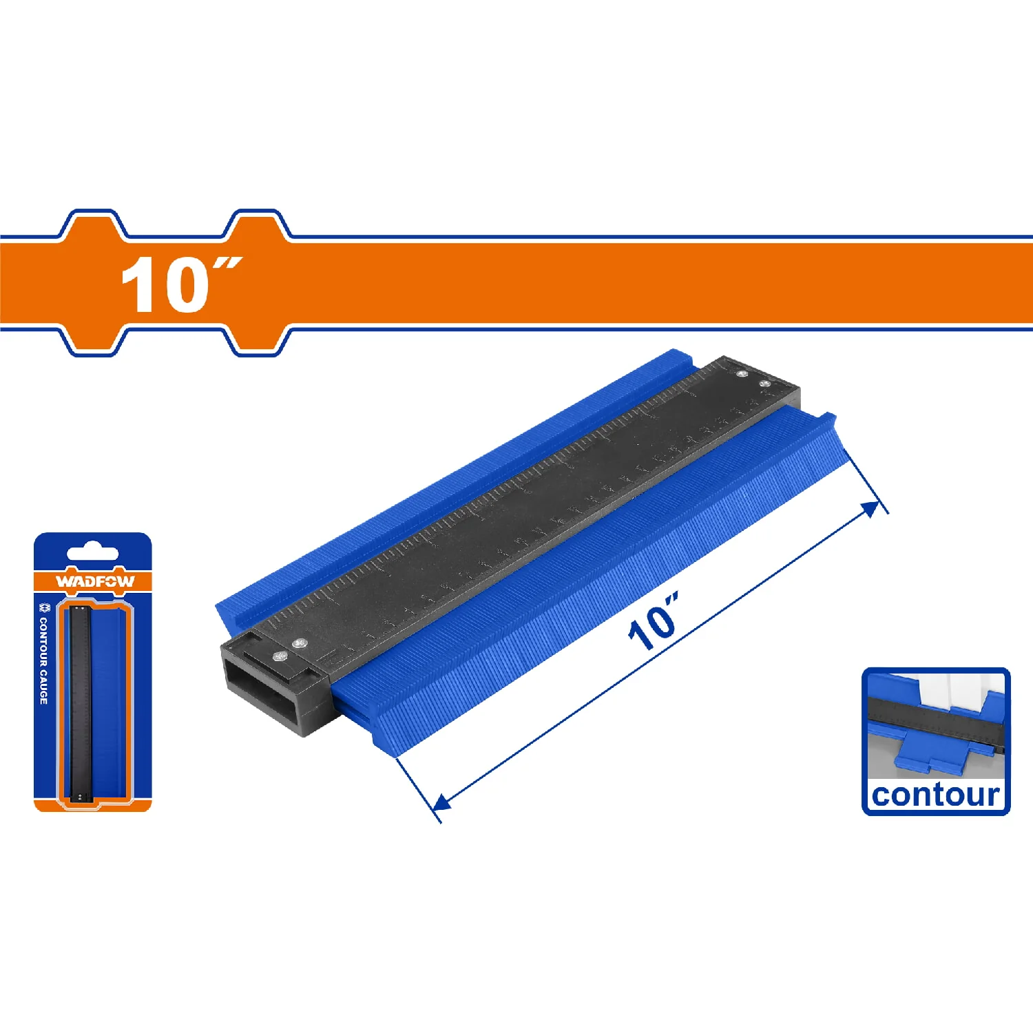 Copiador De Contorno De 10" Transfiere Esquinas Y Contornos Fáciles Y Precisos. - Image 2