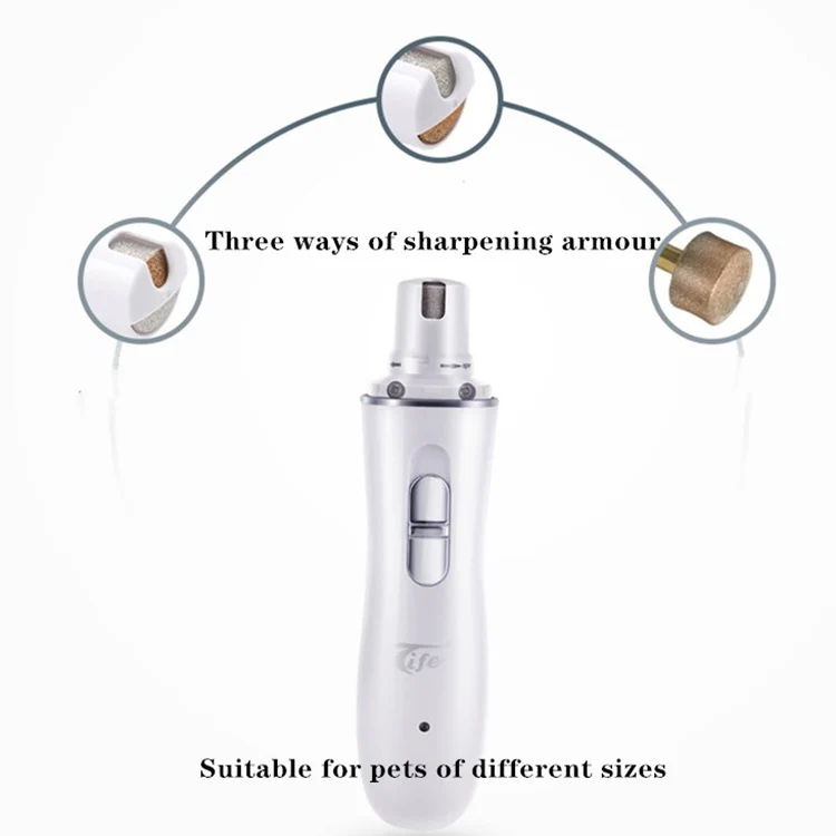 Corta Uñas Y Pulidor Eléctrico Para Mascotas. Recargable, Incluye Cable USB. - Image 3