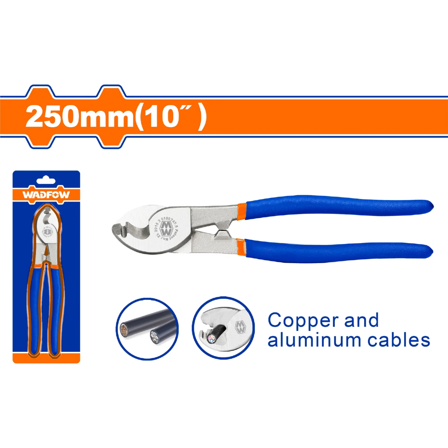 Cortador De Cable De 10" Pulido Y Antióxido. Pinza Pelacable. - Image 2