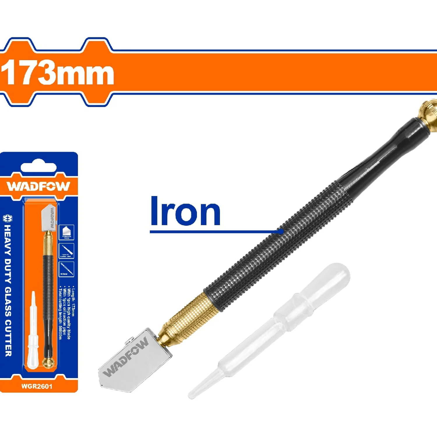 Cortador De Vidrio Heavy Duty. Cuerpo De Metal Con Alimentador De Aceite Automático. 173Mm - Image 2