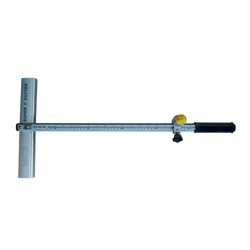 Cortador De Vidrio"T" Para Vidrio Tipo T De 60 Cm (6-12 Mm) Con Ruedas De Guia