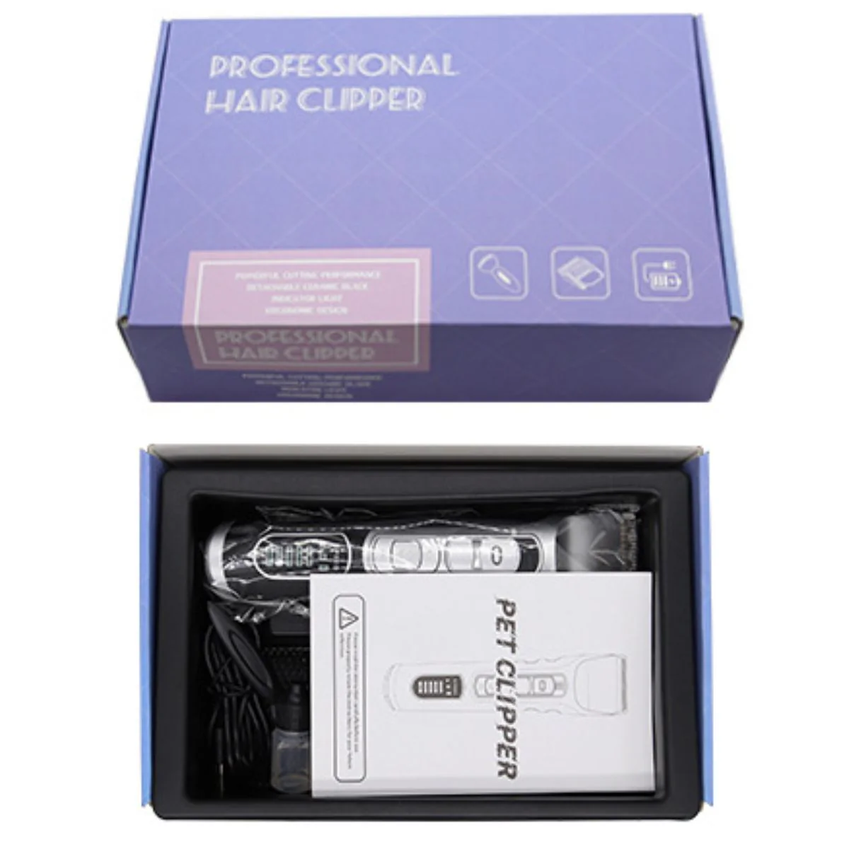 Cortadora De Cabello Eléctrica 2200Mah. Inalámbrica Con 3 Velocidades. Ideal Para Barbero. Incluye Accesorios. - Image 4