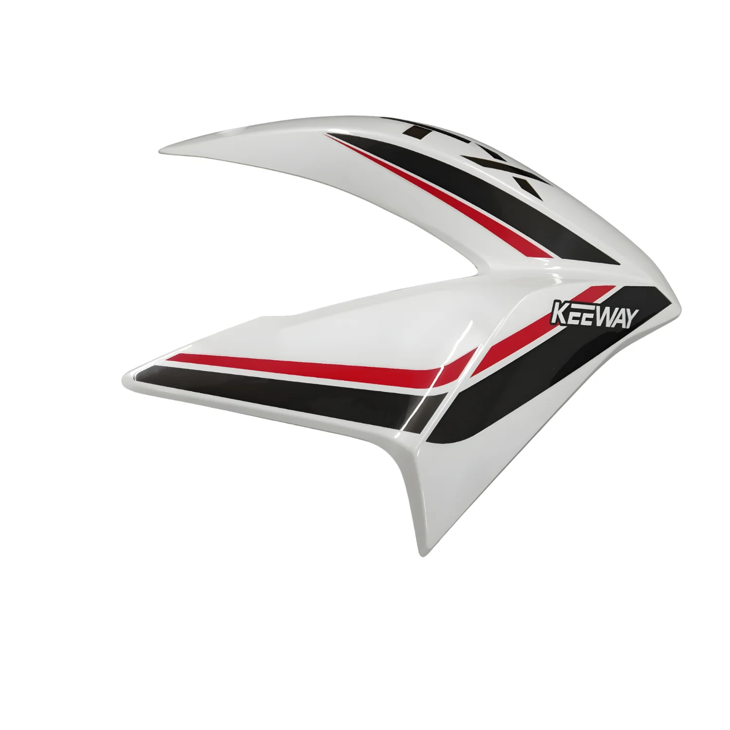 Covertor Blanco Derecho Del Tanque De Combustible (TX200 NEW) FUEL TANK RIGHT GUARD WHITE W1