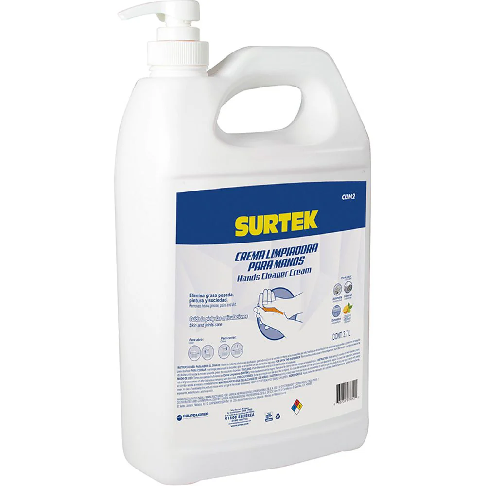 Limpiador De Manos 3.7L Surtek Detergente Para Grasa De Las Manos - Image 2