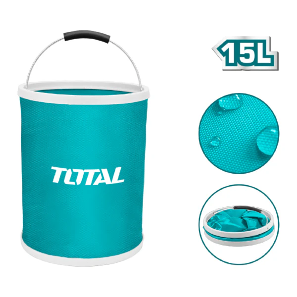 Cubo Plegable De PVC Con Revestimiento Impermeable. 15L/250X320mm - Image 2