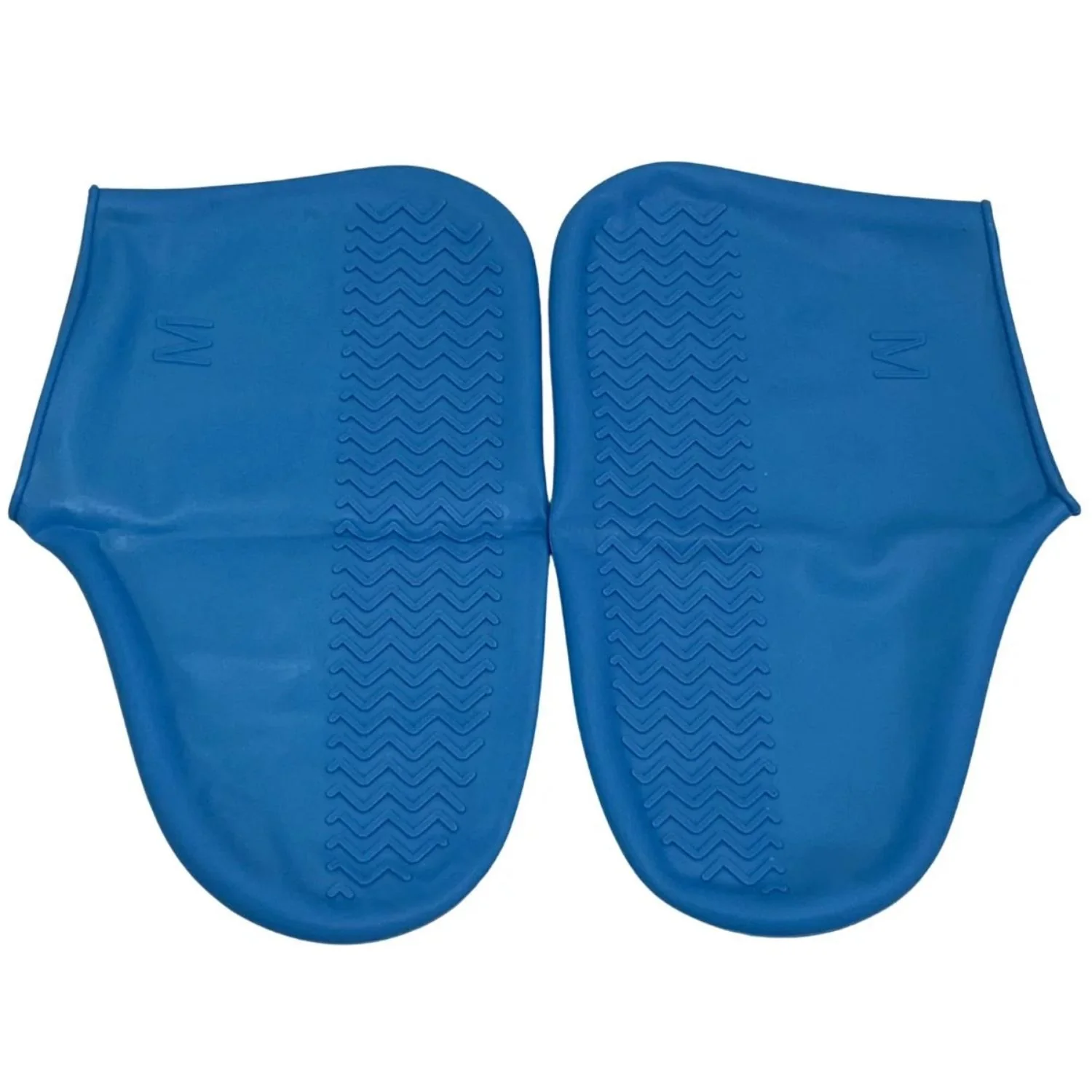 Cubre Calzados De Látex Impermeable Estilo Zapatilla Color Azul Talla M Reutilizables Para Lluvia Zapatos. Se Vende En Par - Image 2