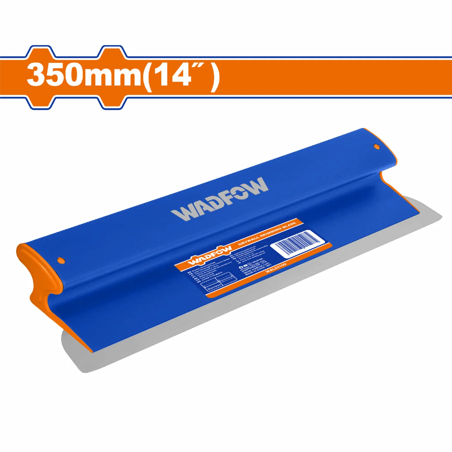 Cuchilla Para Raspar Paneles De Yeso Drywall 350Mm (14") Acero Inoxidable Grosor 0.5Mm