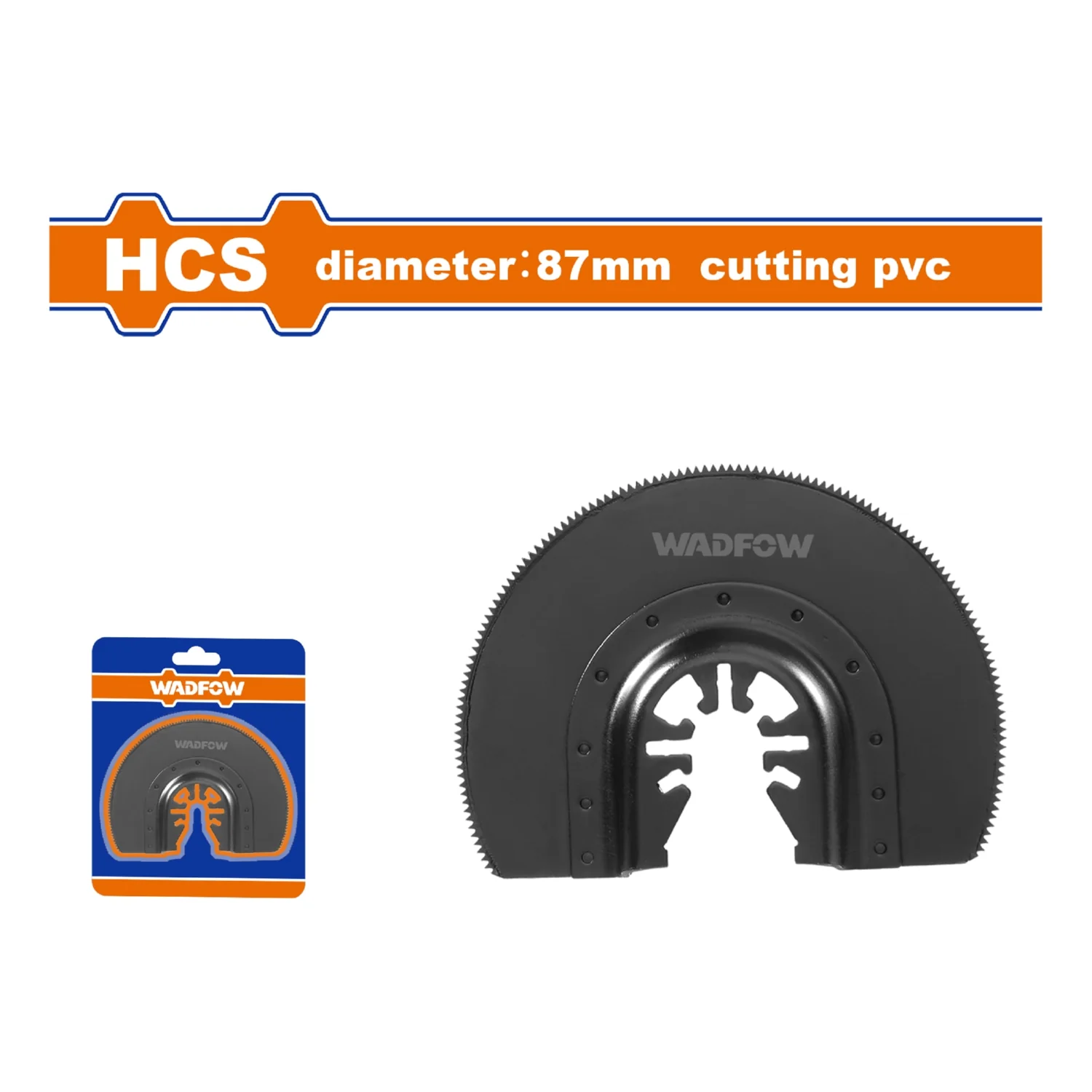 Cuchilla Para Sierra Oscilante HCS.Corta PVC. Díametro:87Mm. Diseño Semi-Circulo. - Image 2