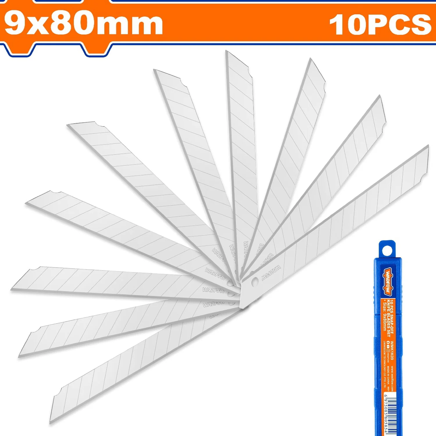 Cuchillas 10 Piezas. Tamaño 9X80mm. Para Exactos. Juego - Image 2