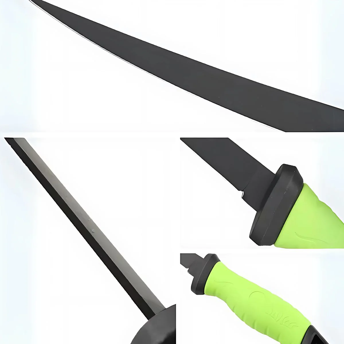 Cuchillo Filetero De Pesca 33.5 Cm. Acero Inoxidable, Hoja Dentada Y Mango Ergonómico. Pescado - Image 4