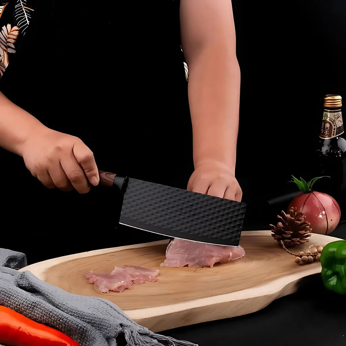 Cuchillos De Cocina Profesionales. Set De 6 Piezas. Juego De Cuchillos Con Tijera Y Pelador. - Image 4