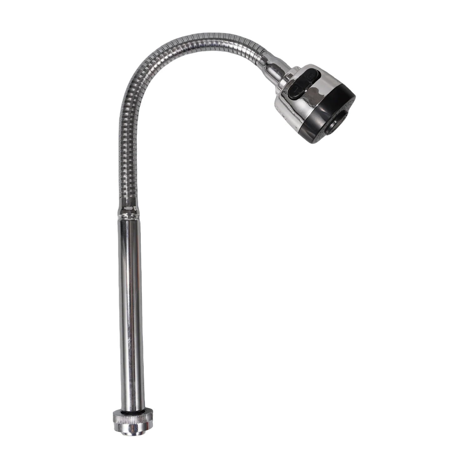 Cuello Flexible 18Mm Para Llave Mezcladora De Fregador. Acero Inoxidable. Doble Función Chorro Y Riego. - Image 2
