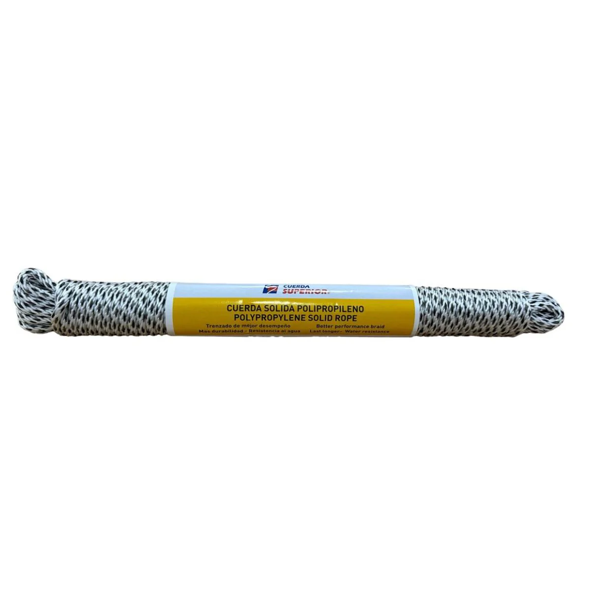 Cuerda Matizada 6Mm X 15M Resistente A Rayos UV Para Uso En Humedad Extrema Y Exterior. Soga Mecate.