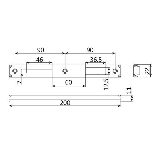 Cuerpo De Cerradura Europea De Back Set De 29 Mm Y Distancia C-C 92 Mm. Cuerpo De Acero Inoxidable. - Image 3