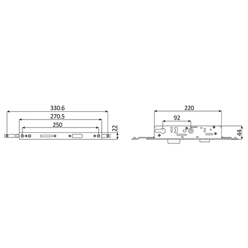 Cuerpo De Cerradura Europea De Back Set De 29 Mm Y Distancia C-C 92 Mm. Cuerpo De Acero Inoxidable. - Image 4
