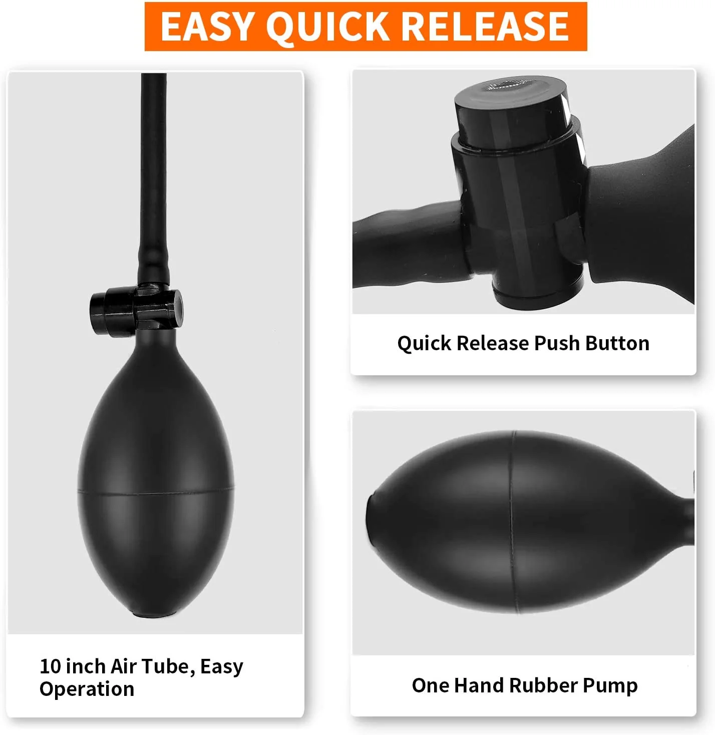 Cuña Inflable, Paquete De 3 Cuñas De 10, 7 Y 6 Pulgadas. - Image 6