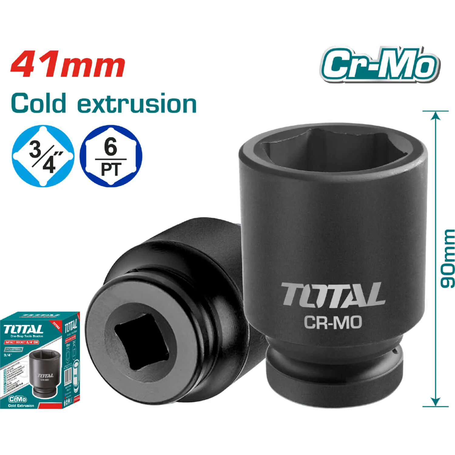 Dados Sockets Impacto 3/4". Material Crmo - Image 15